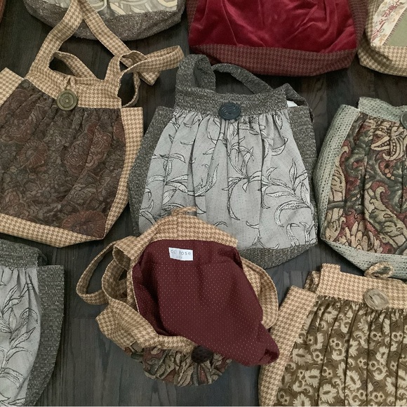 Vintage Multicolor Handbag / Tote Different Pattern CC ROSE MADE IN USA $33 each - Picture 4 of 8